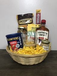 Southern Comfort Gourmet Basket Flower Power, Florist Davenport FL